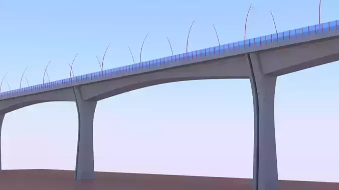 Road bridge 2023 3D model