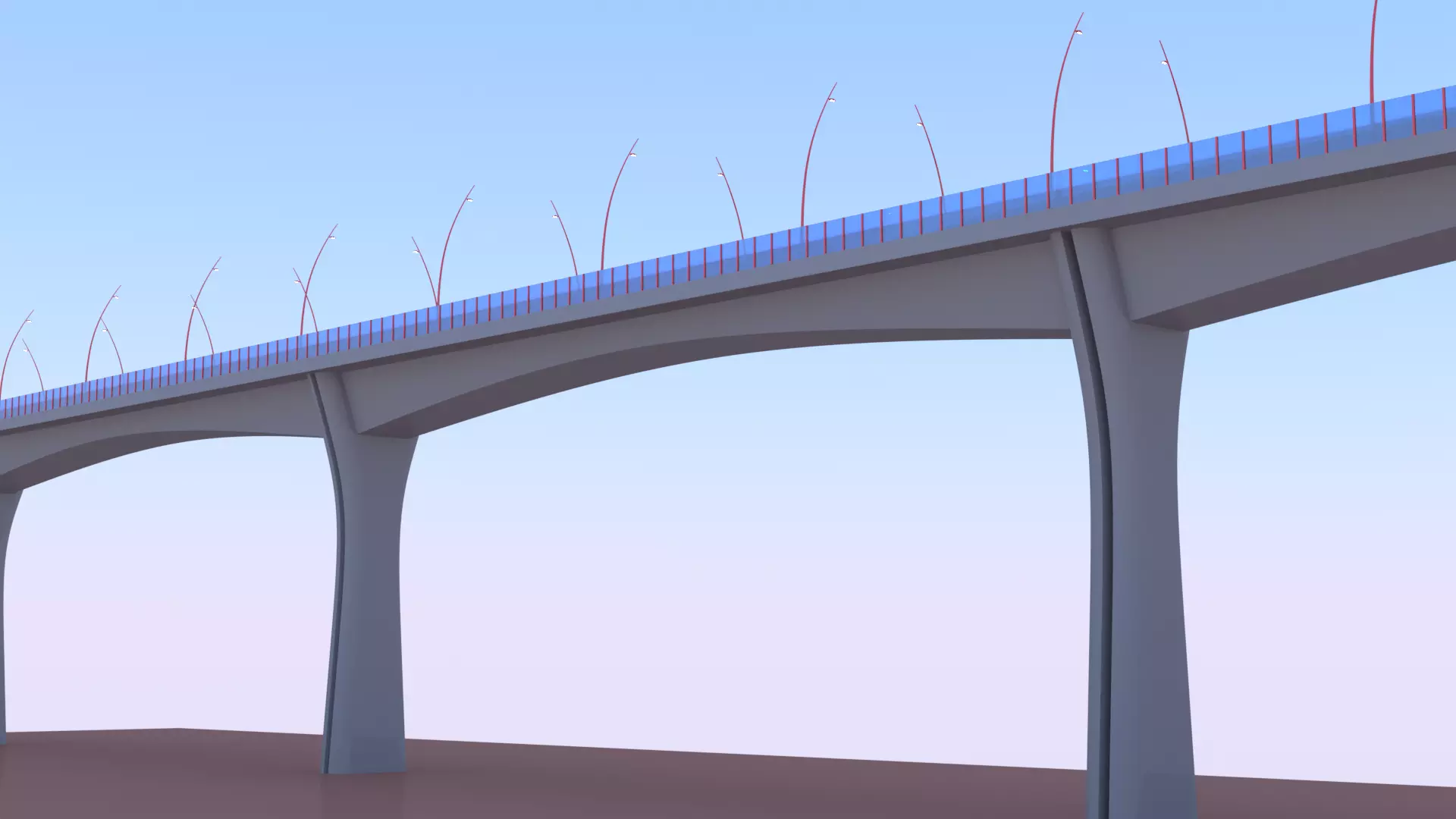 Road bridge 2023 3D model_0