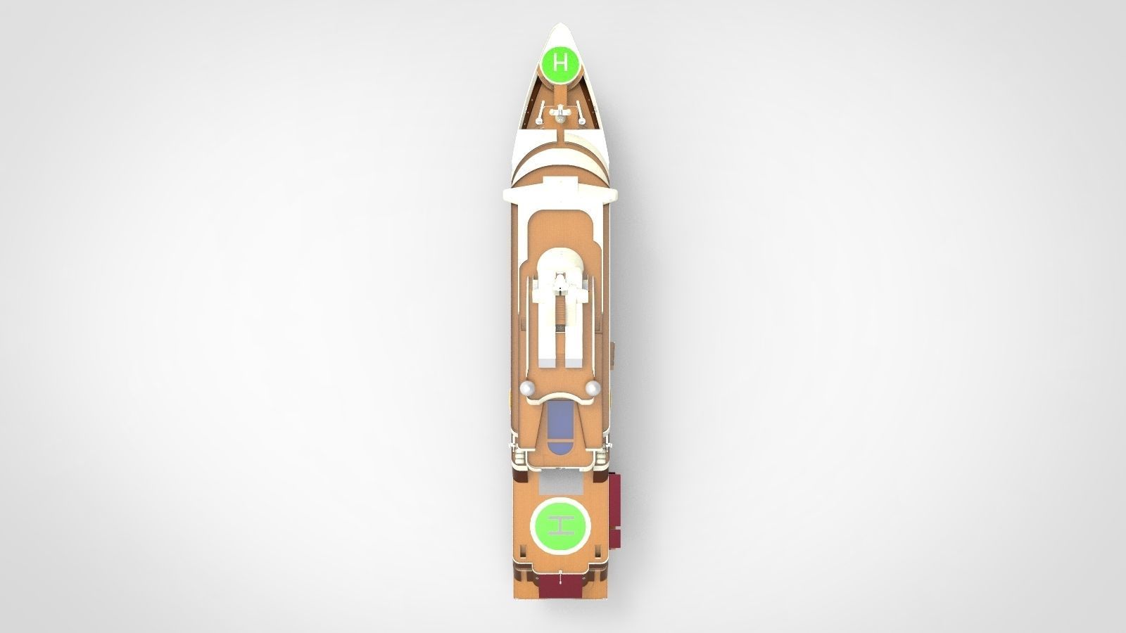 Lurssen Super Yacht 3D model_3