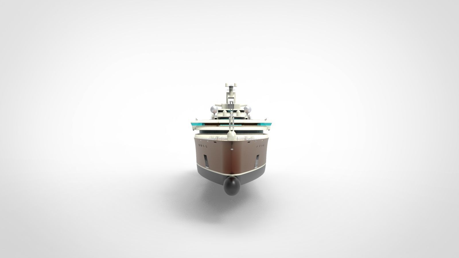 Lurssen Super Yacht 3D model_2