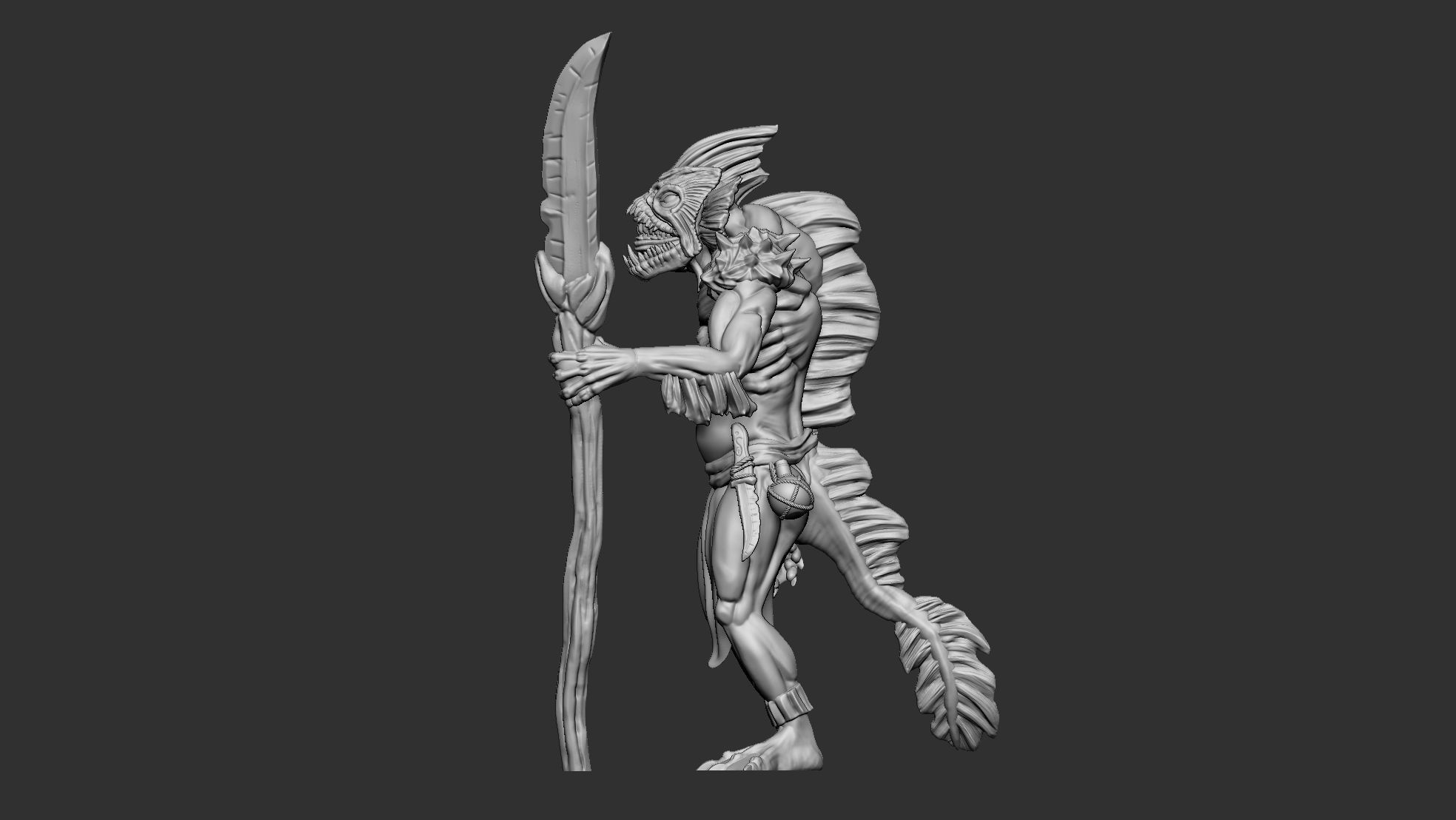 Sahuagin guards - bundle 3D print model_5