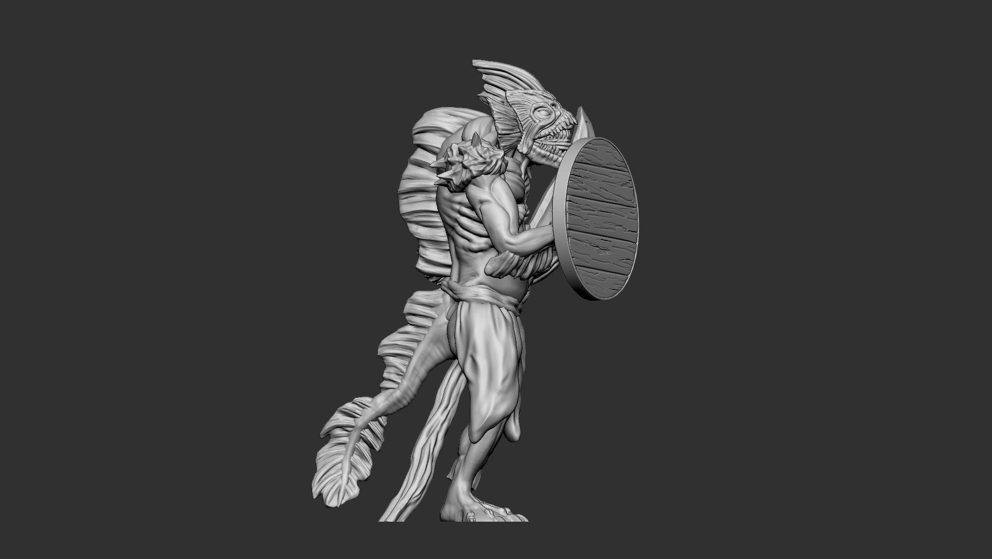 Sahuagin guards - bundle 3D print model_10