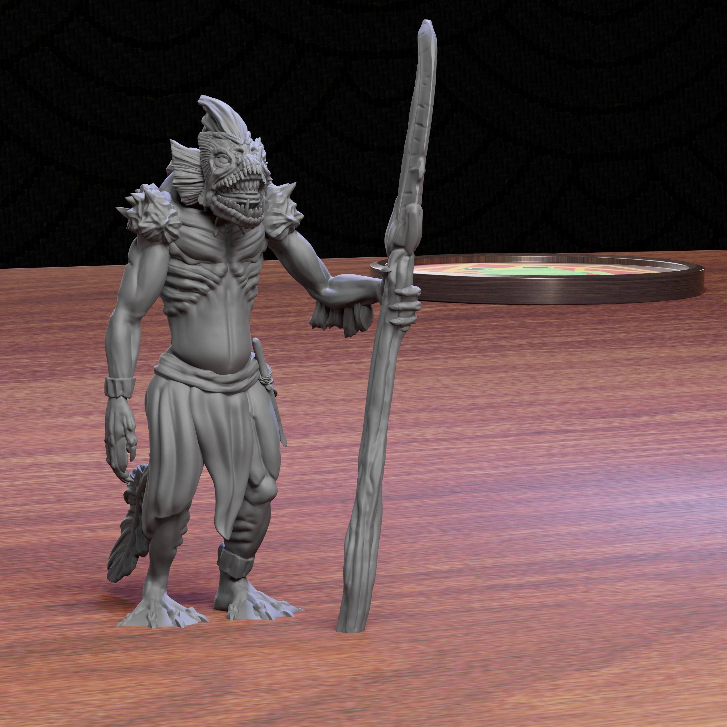 Sahuagin guards - bundle 3D print model_2