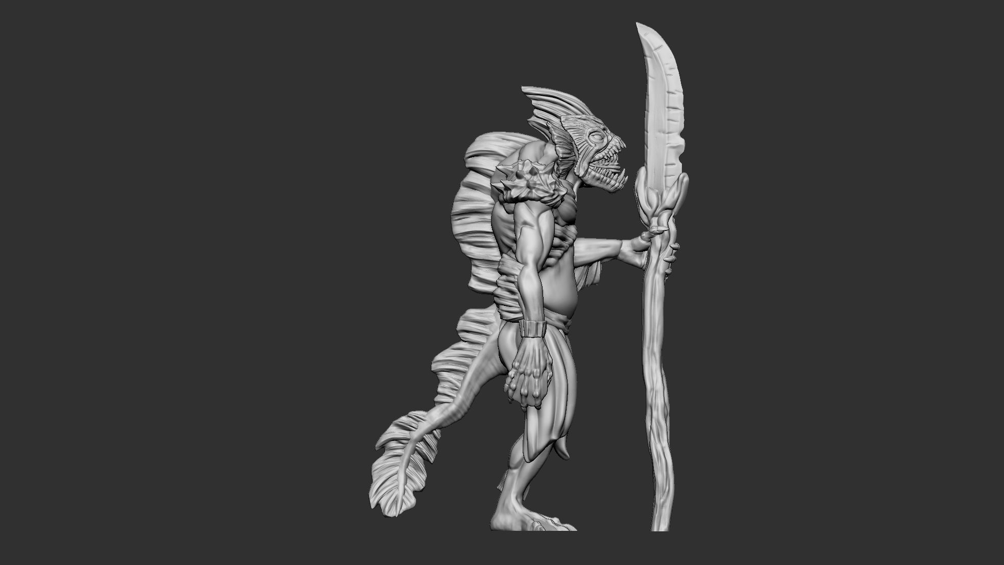 Sahuagin guards - bundle 3D print model_7