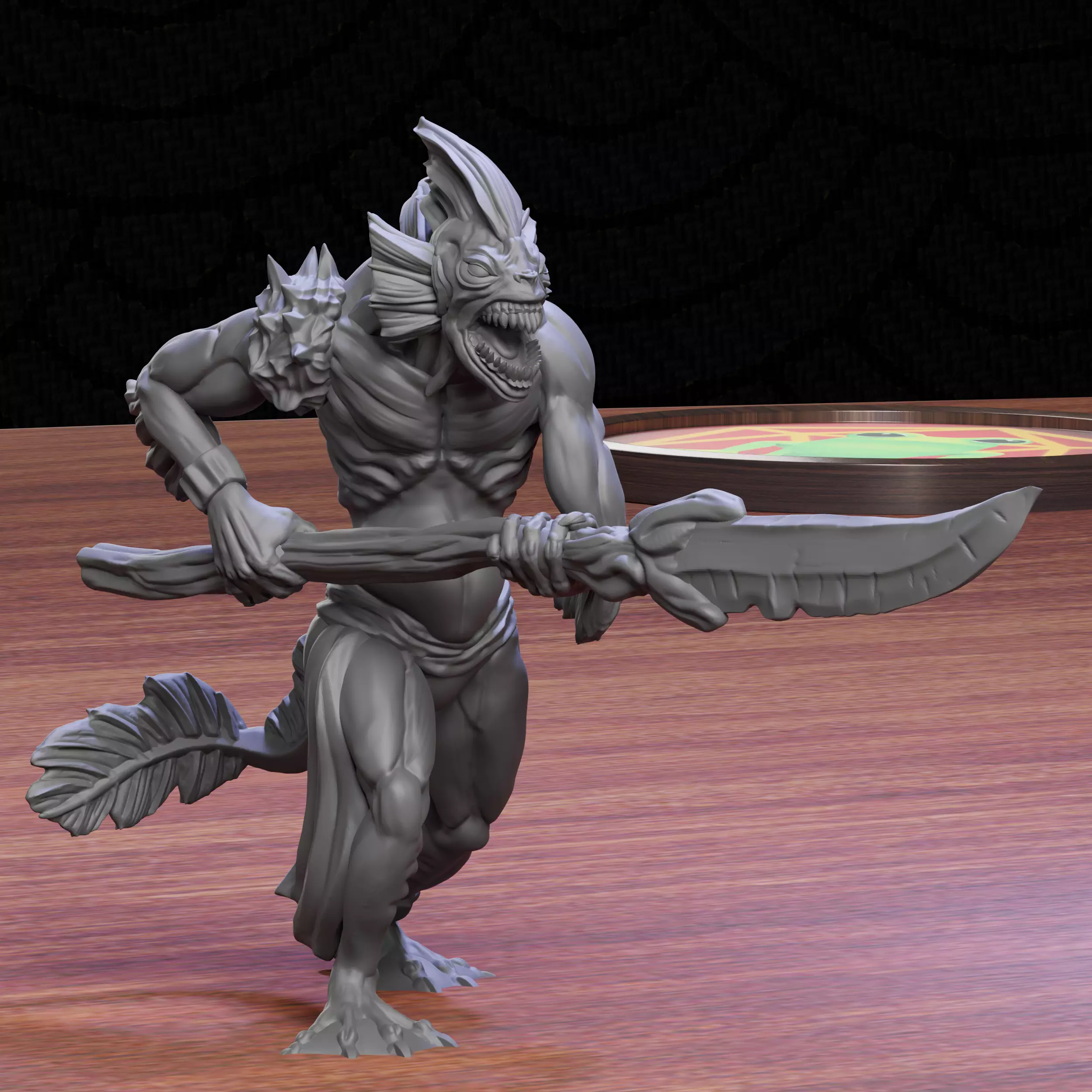 Sahuagin guards - bundle 3D print model_0