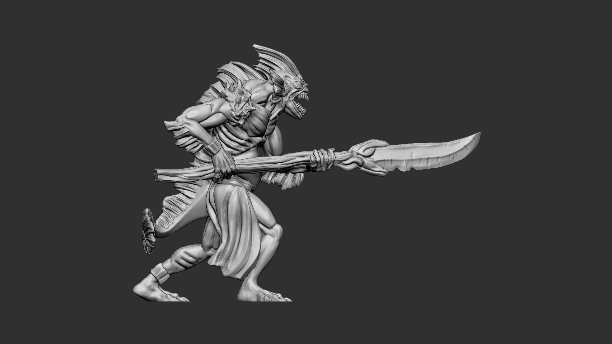 Sahuagin guards - bundle 3D print model_14
