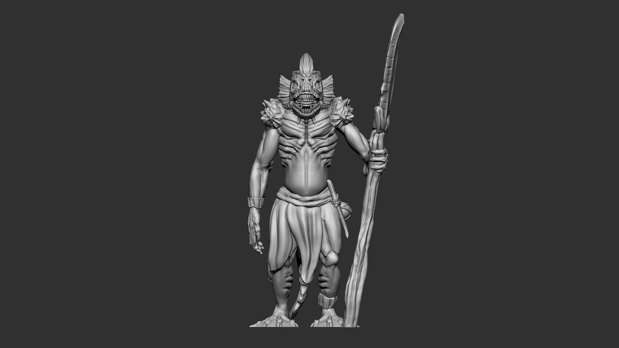 Sahuagin guards - bundle 3D print model_15