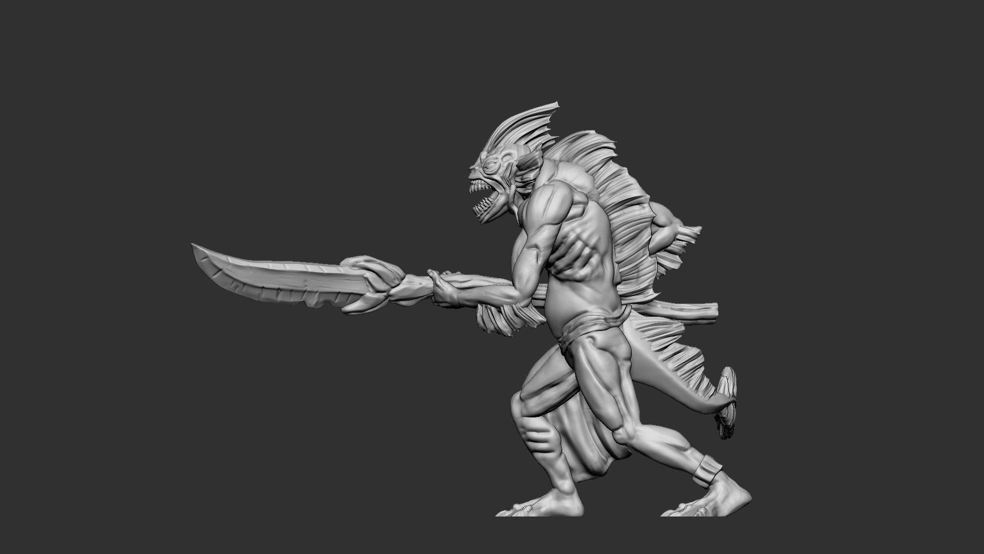 Sahuagin guards - bundle 3D print model_12