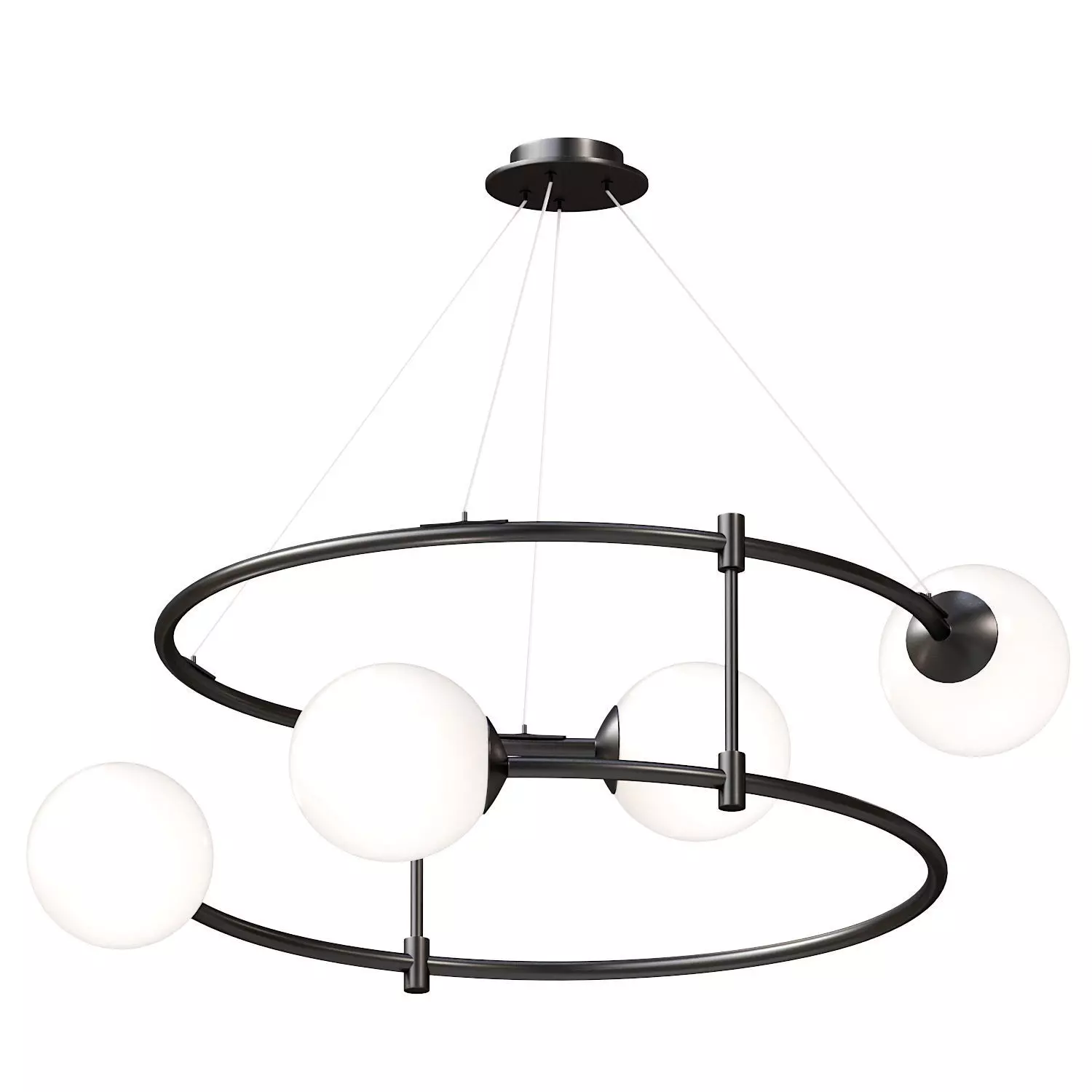 CHANDELIER CEILING LIGHTING MAYTONI BALANCE 3D model_0