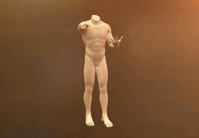 Pointing Man 3D model