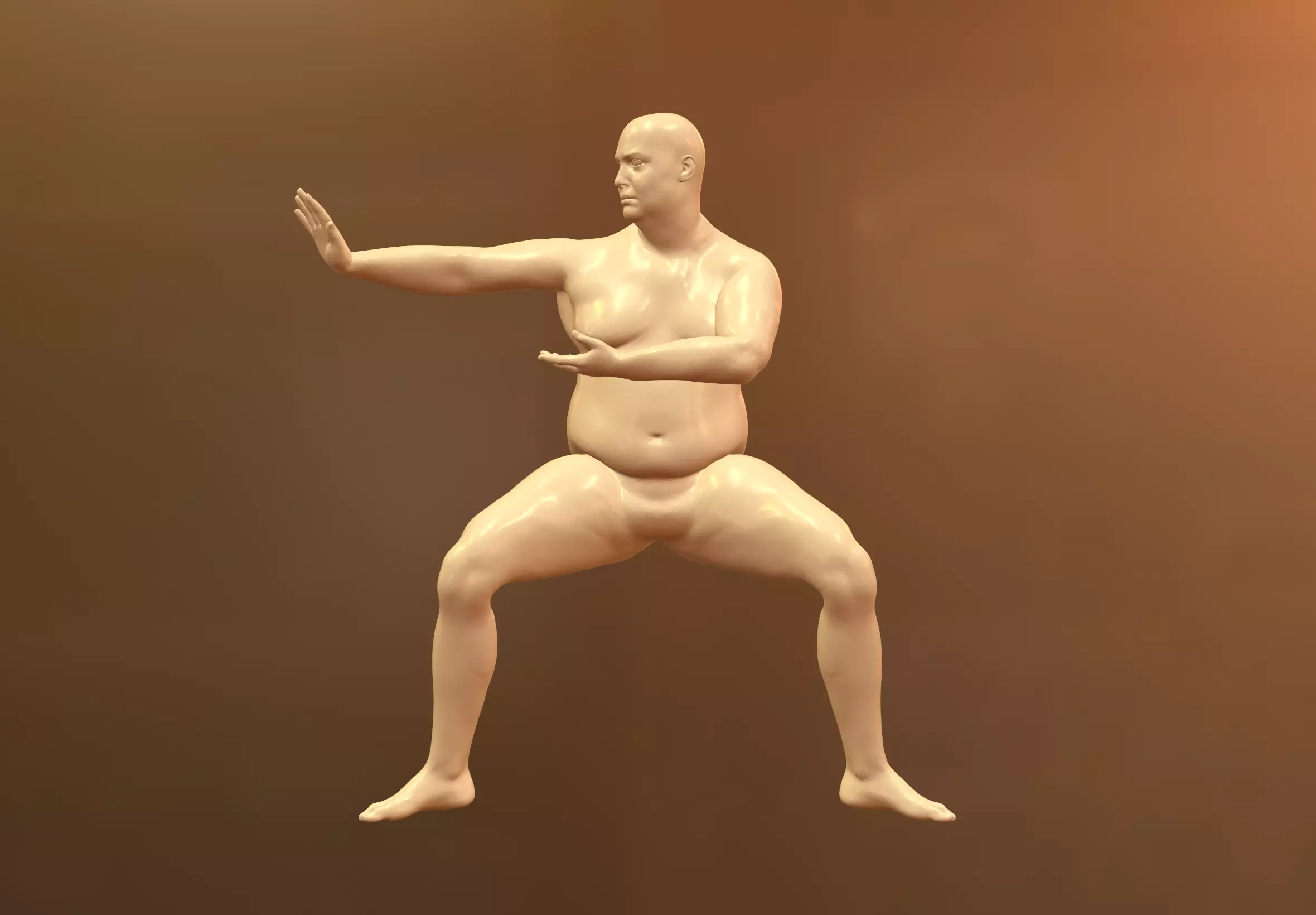 Kung Fu Fatty 3D model
