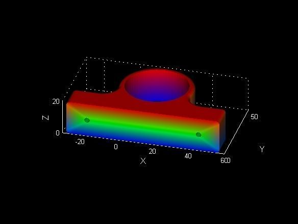 Cabinet swing door mechanism half round cabinets Woodworking 3D print model_12