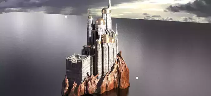 Motu Eternos Inspired Palace City 1  3D model