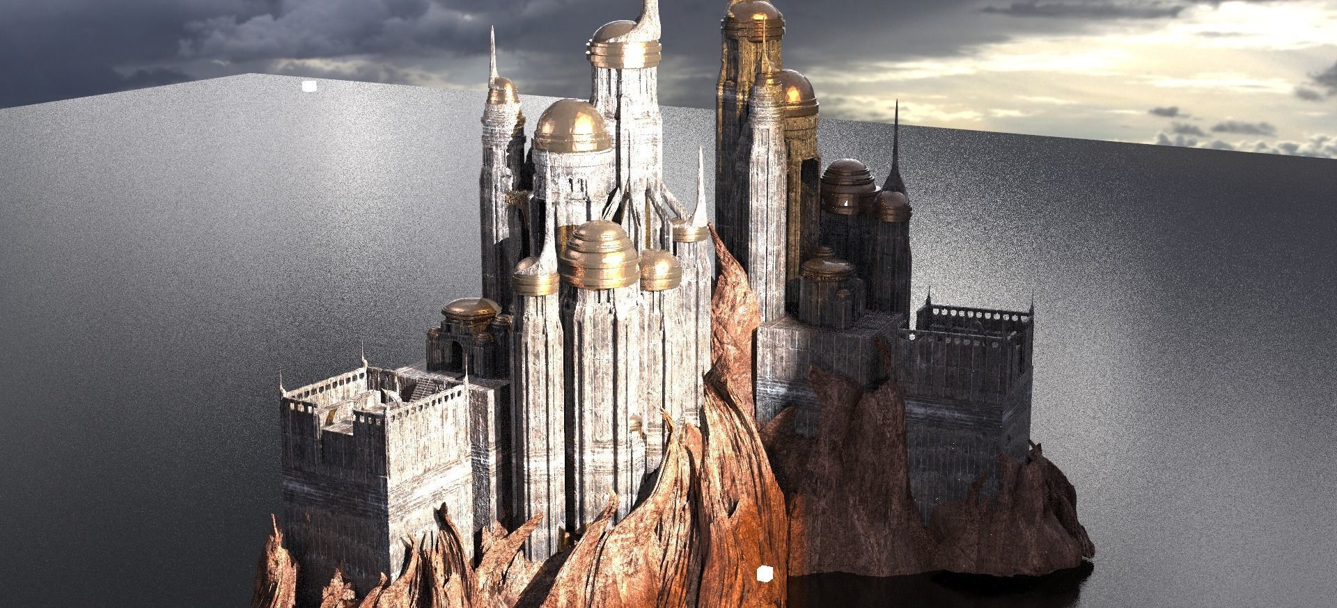 Motu Eternos Inspired Palace Streets 3D model_1