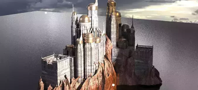 Motu Eternos Inspired Palace Streets 3D model