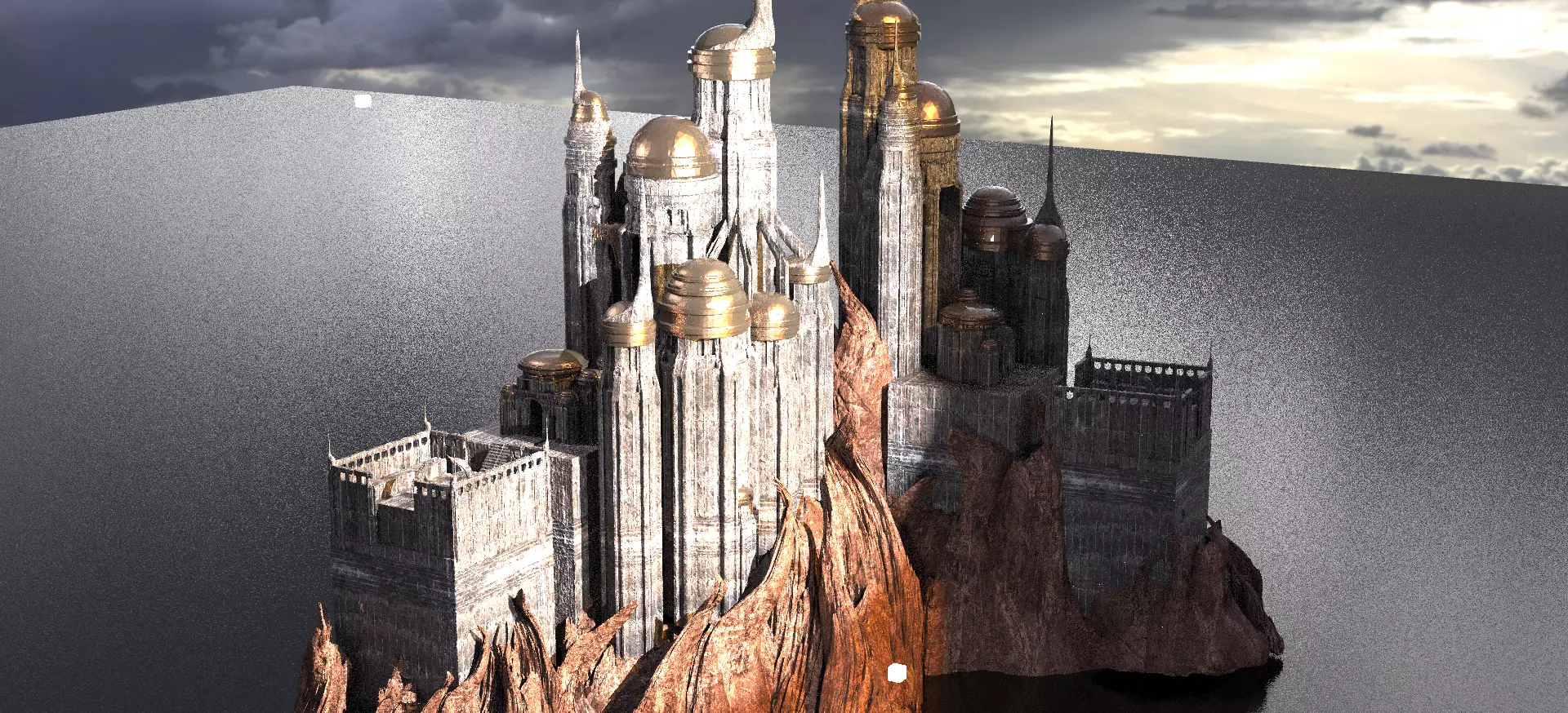 Motu Eternos Inspired Palace Streets 3D model_0