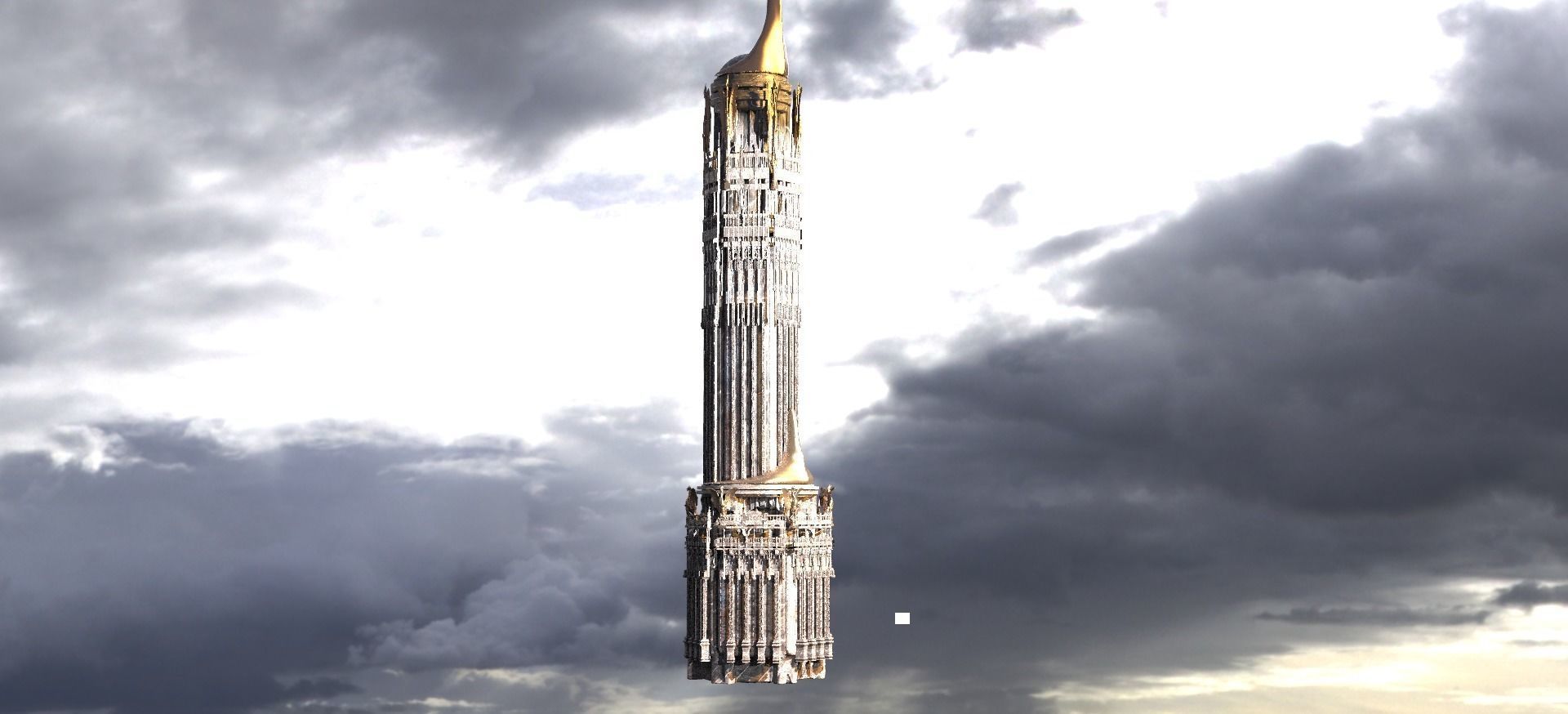 Motu Eternos Inspired Palace Kings Tower 3D model_1