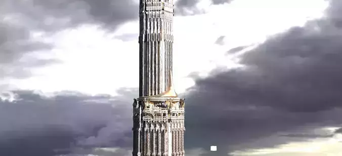 Motu Eternos Inspired Palace Kings Tower 3D model