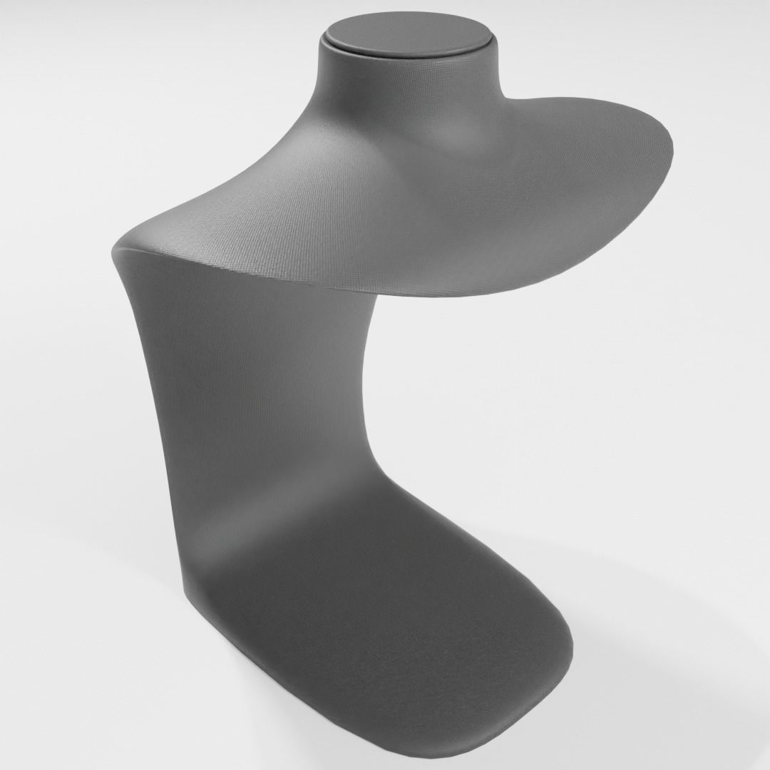 Male Jewelry Display 3D model_2