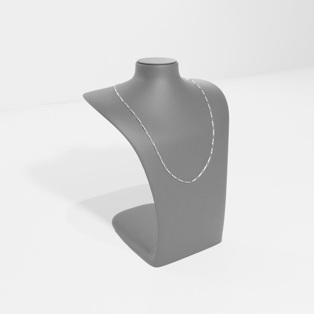Male Jewelry Display 3D model_1