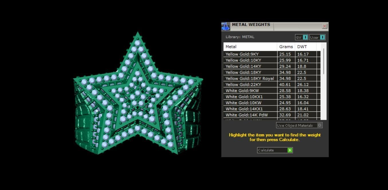 Hip Hop Star Men Ring STL 3D Model Jewelry Design 3D print model_7