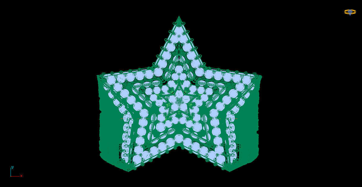 Hip Hop Star Men Ring STL 3D Model Jewelry Design 3D print model_2