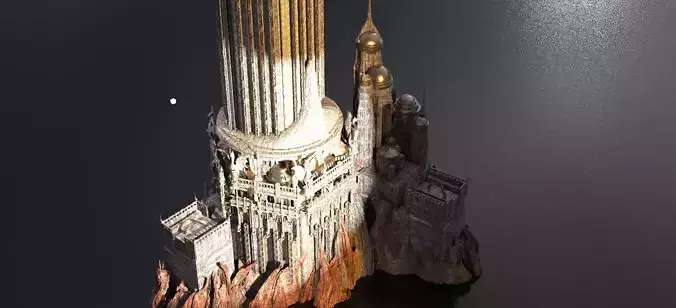 Motu Eternos Inspired Spire Collosal 3D model