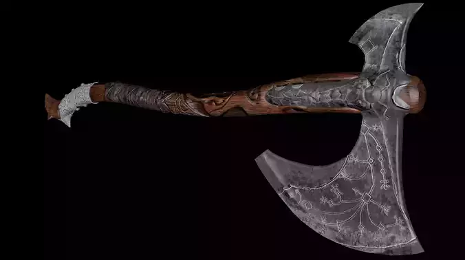 Leviathan Axe 3D Model 3D model