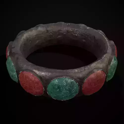 Royal Iron Ring Free low-poly 3D model