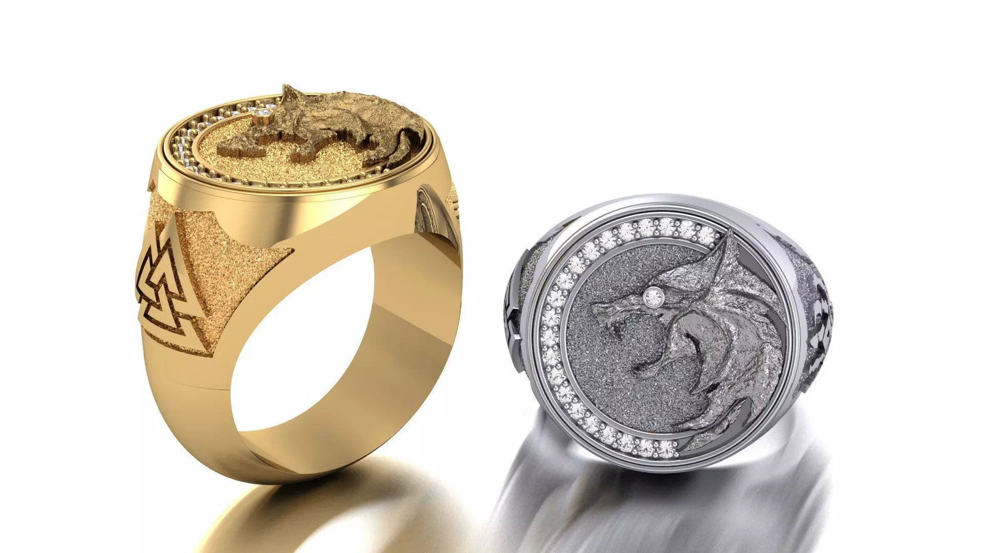 Witcher Ring STL 3D Model for Jewelry Design 3D print model_0