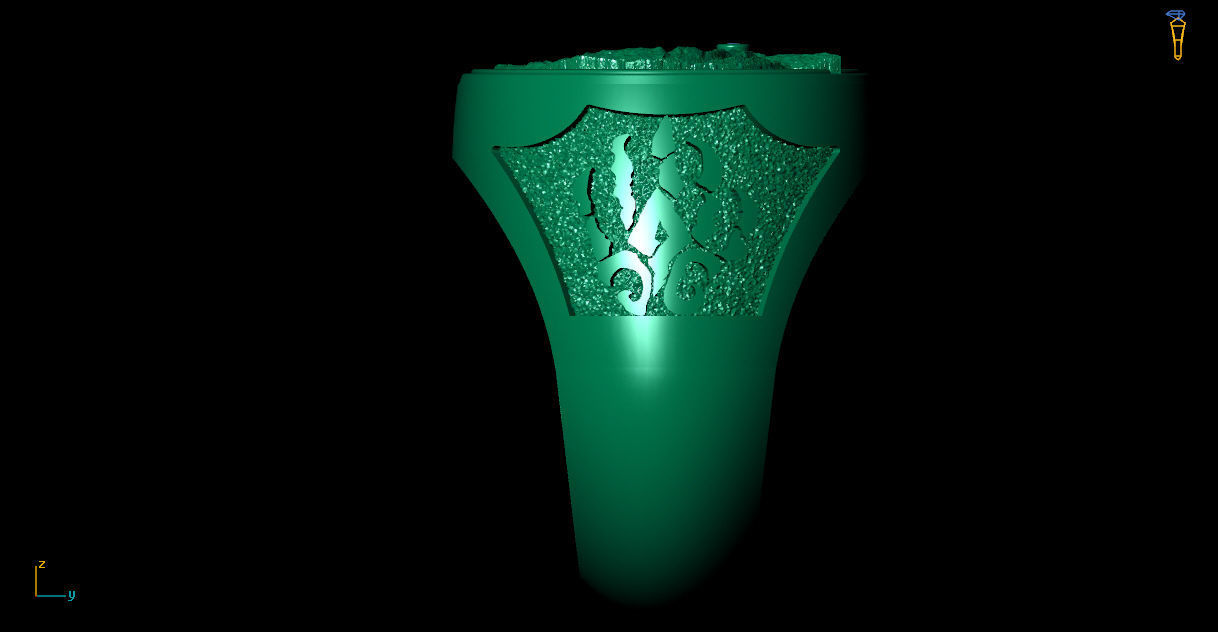 Witcher Ring STL 3D Model for Jewelry Design 3D print model_2