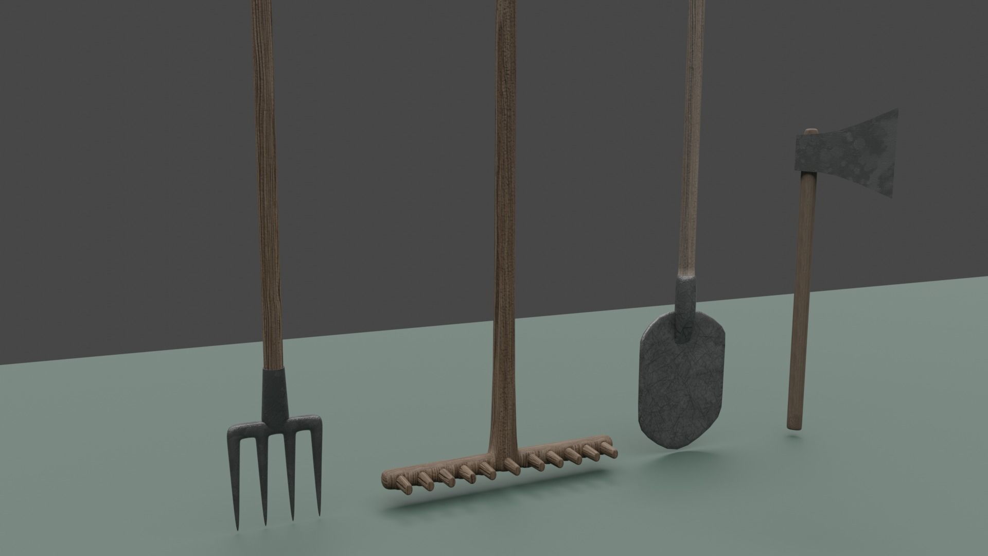 Medieval 51 Item Pack Detailed Free 3D model_9