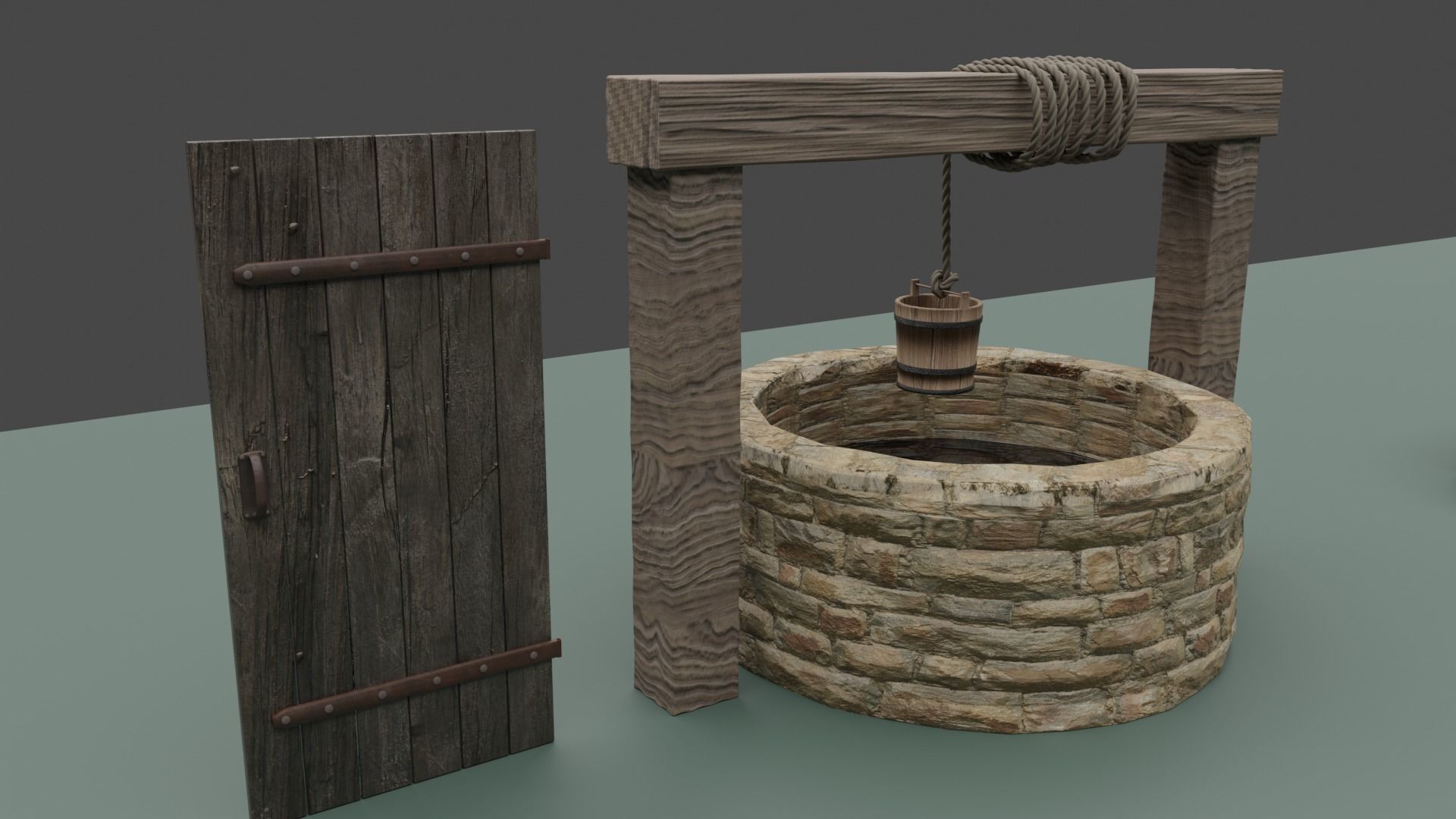 Medieval 51 Item Pack Detailed Free 3D model_4