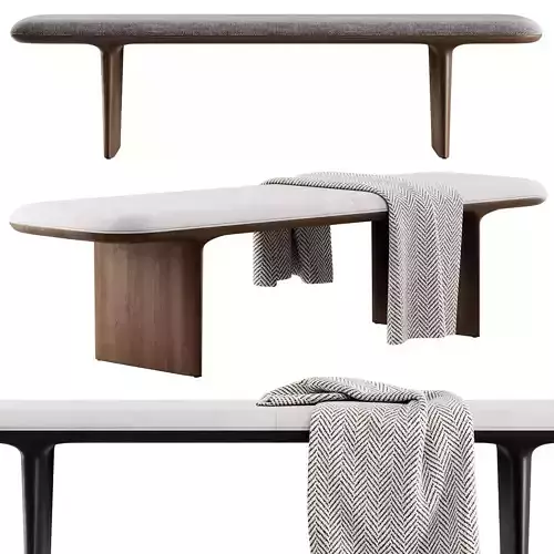 Catia Bench by Bernhardt Design 3D model