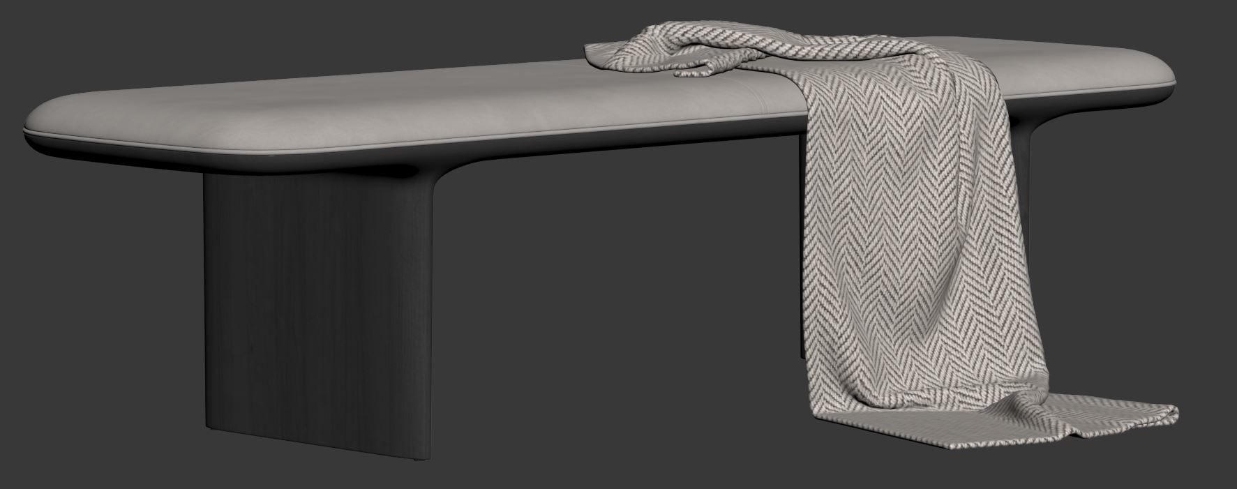 Catia Bench by Bernhardt Design 3D model_18