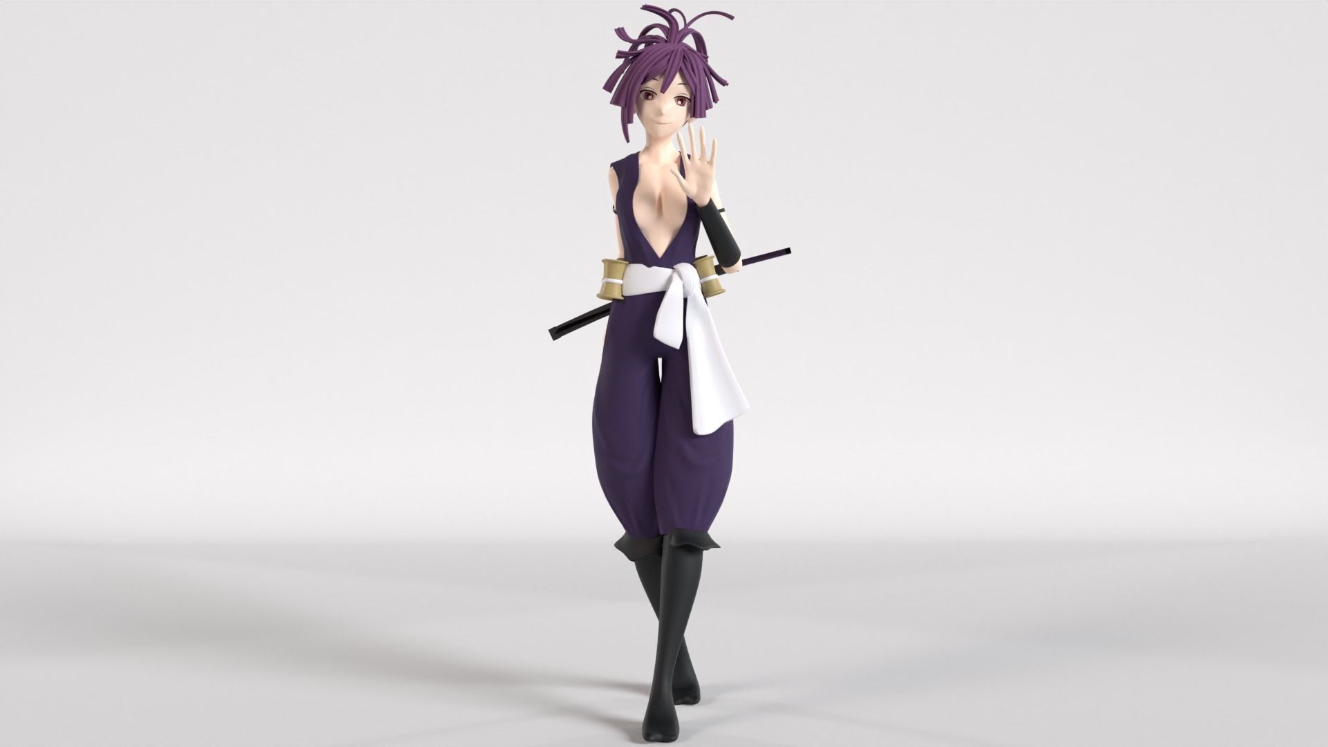 Yuzuriha - Hells Paradise 3D model_3