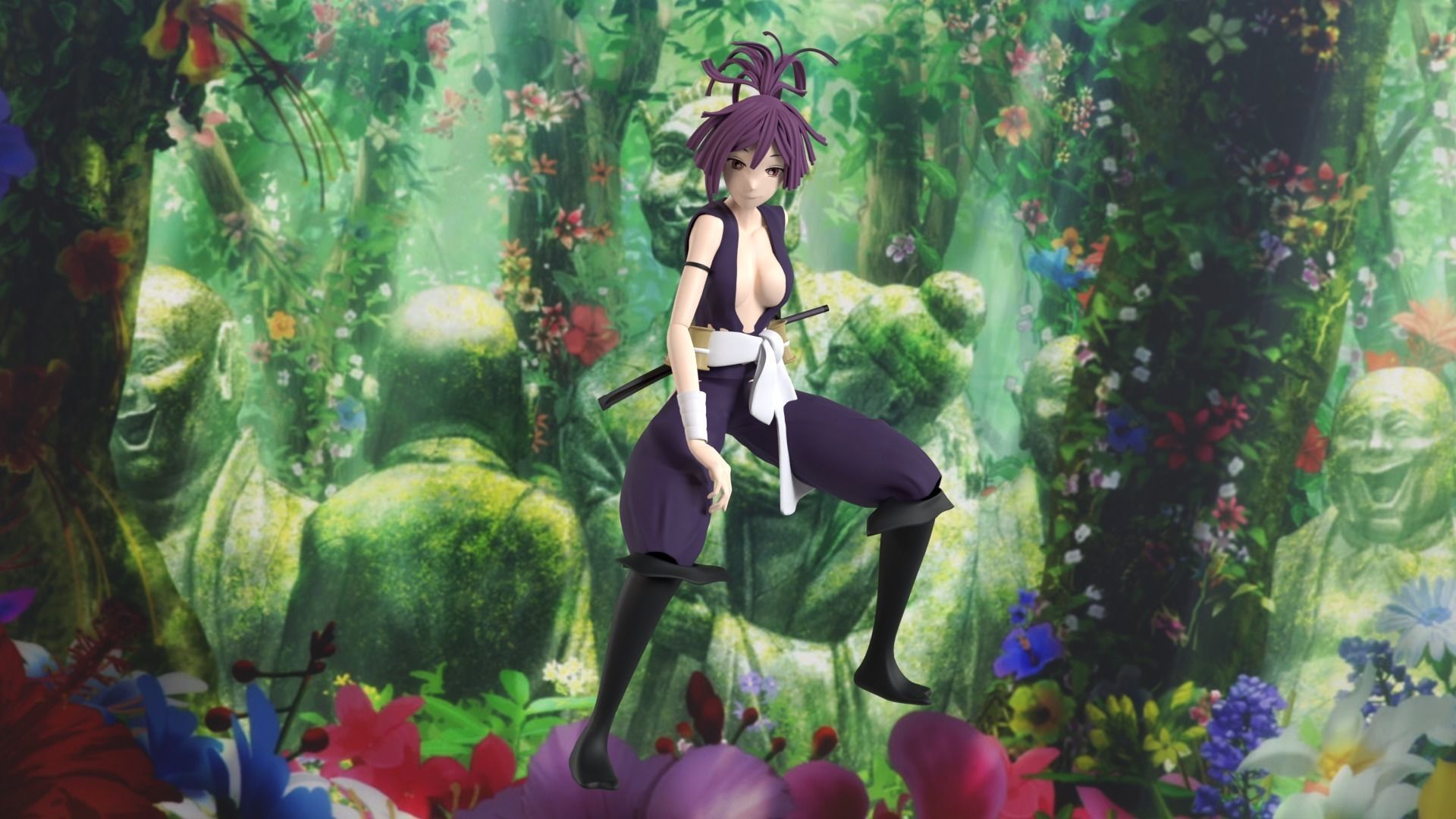 Yuzuriha - Hells Paradise 3D model_2