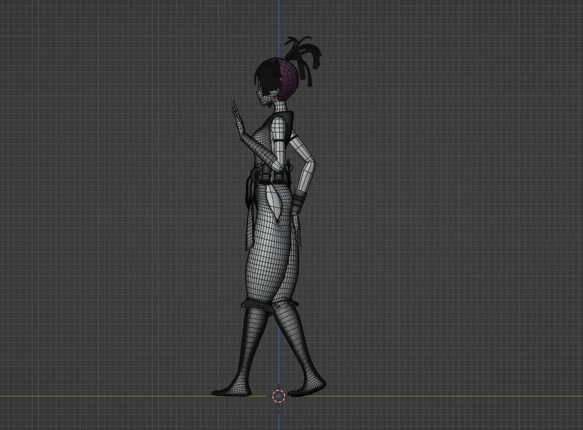 Yuzuriha - Hells Paradise 3D model_10