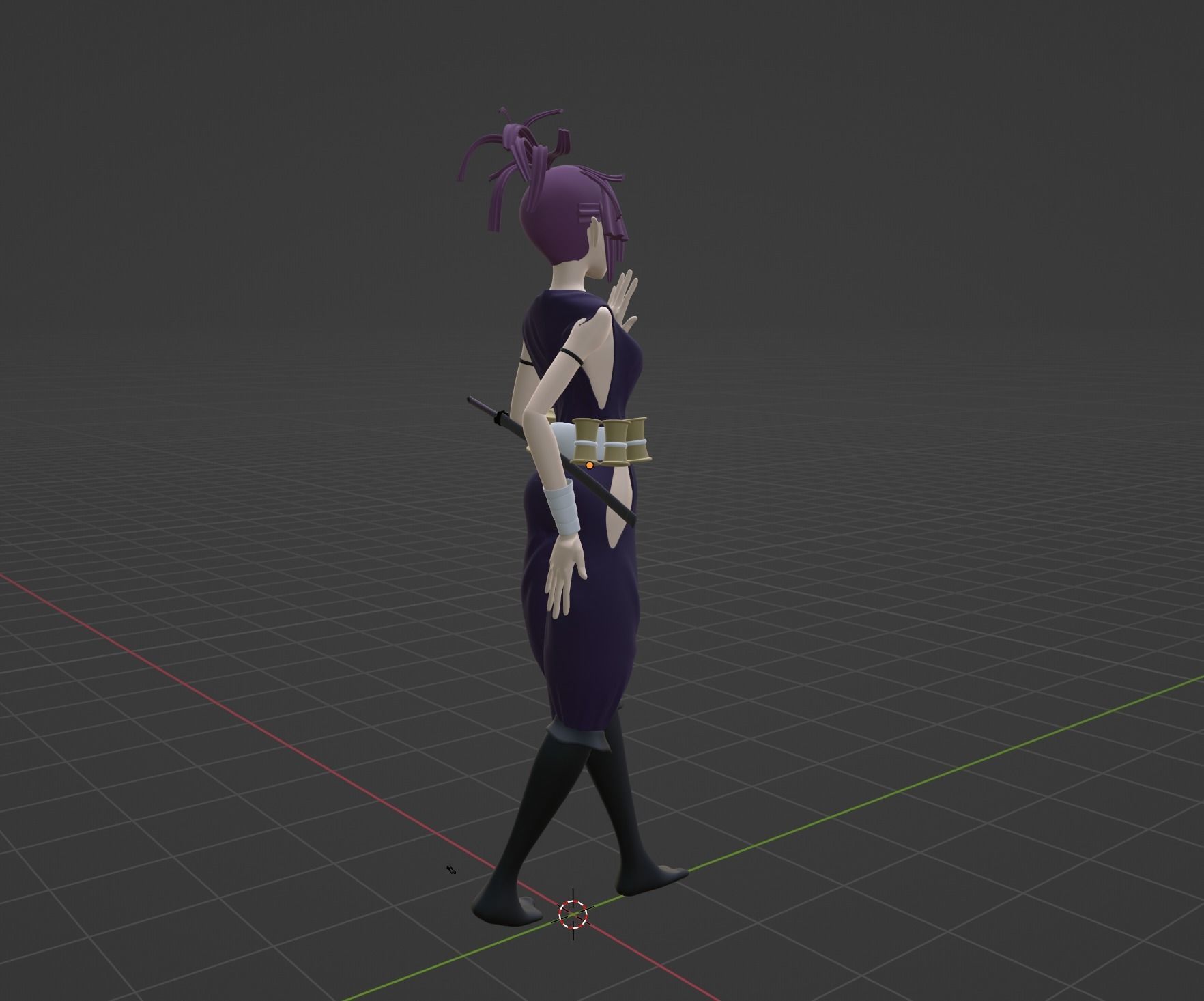 Yuzuriha - Hells Paradise 3D model_7