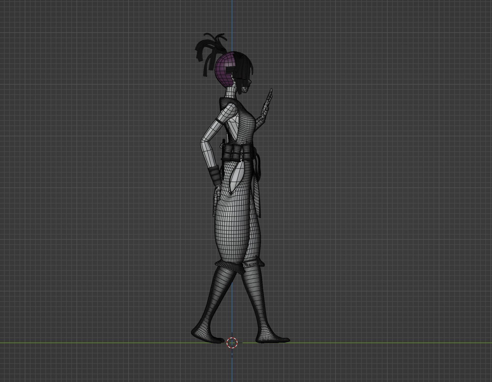 Yuzuriha - Hells Paradise 3D model_12