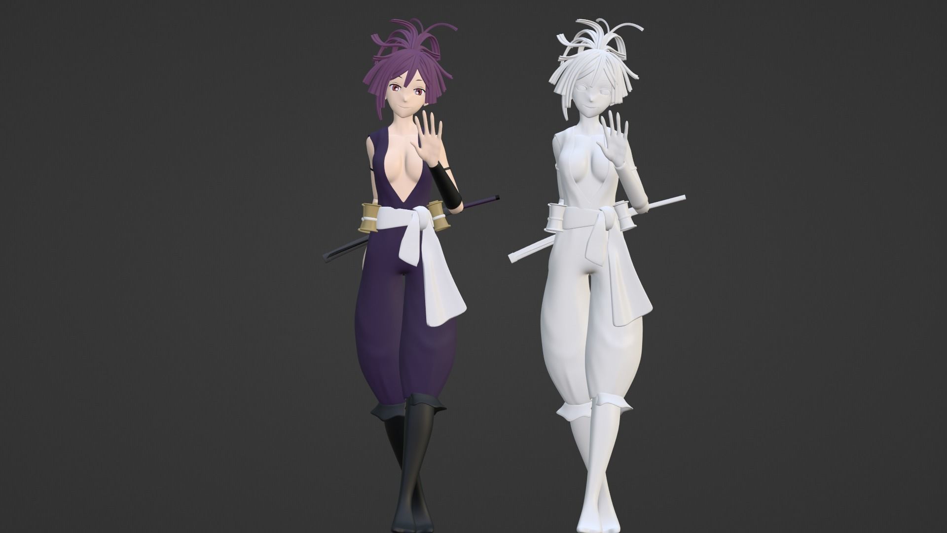 Yuzuriha - Hells Paradise 3D model_15