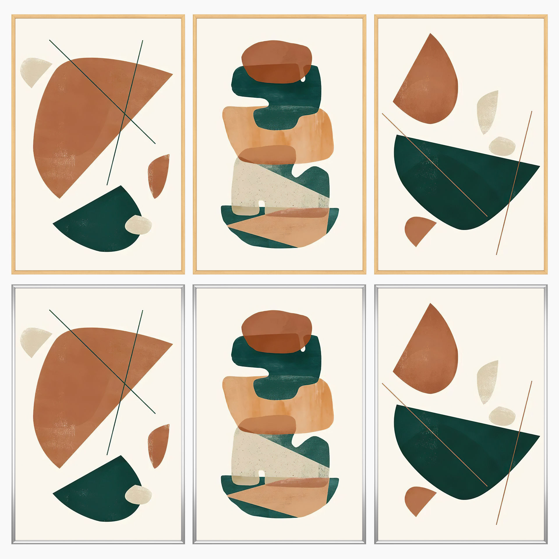 Wall Art Set 4127 3D model_2