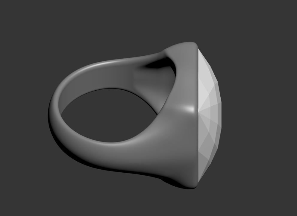 Square Ring 3D print model_18