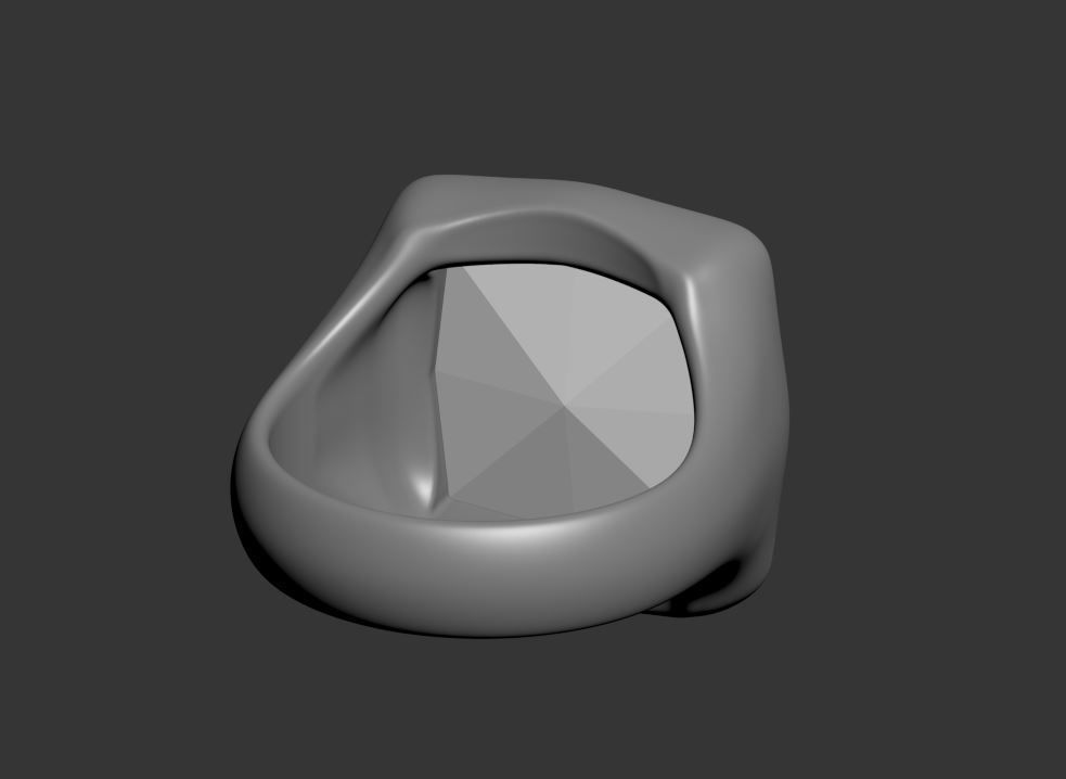 Square Ring 3D print model_15