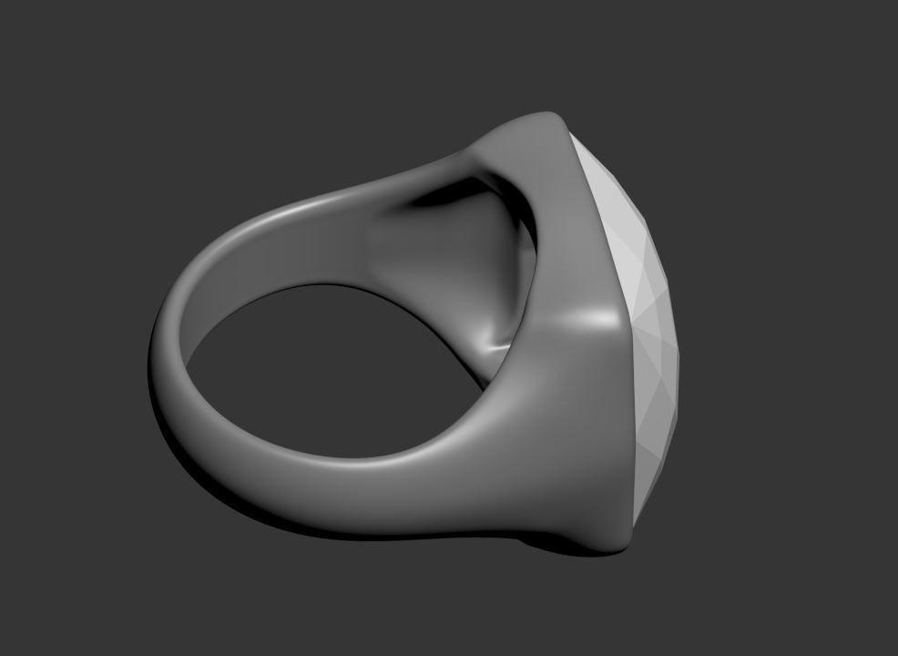 Square Ring 3D print model_17