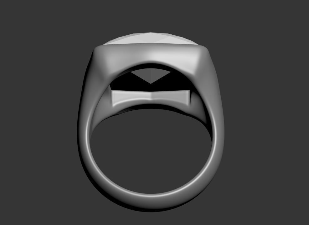 Square Ring 3D print model_13