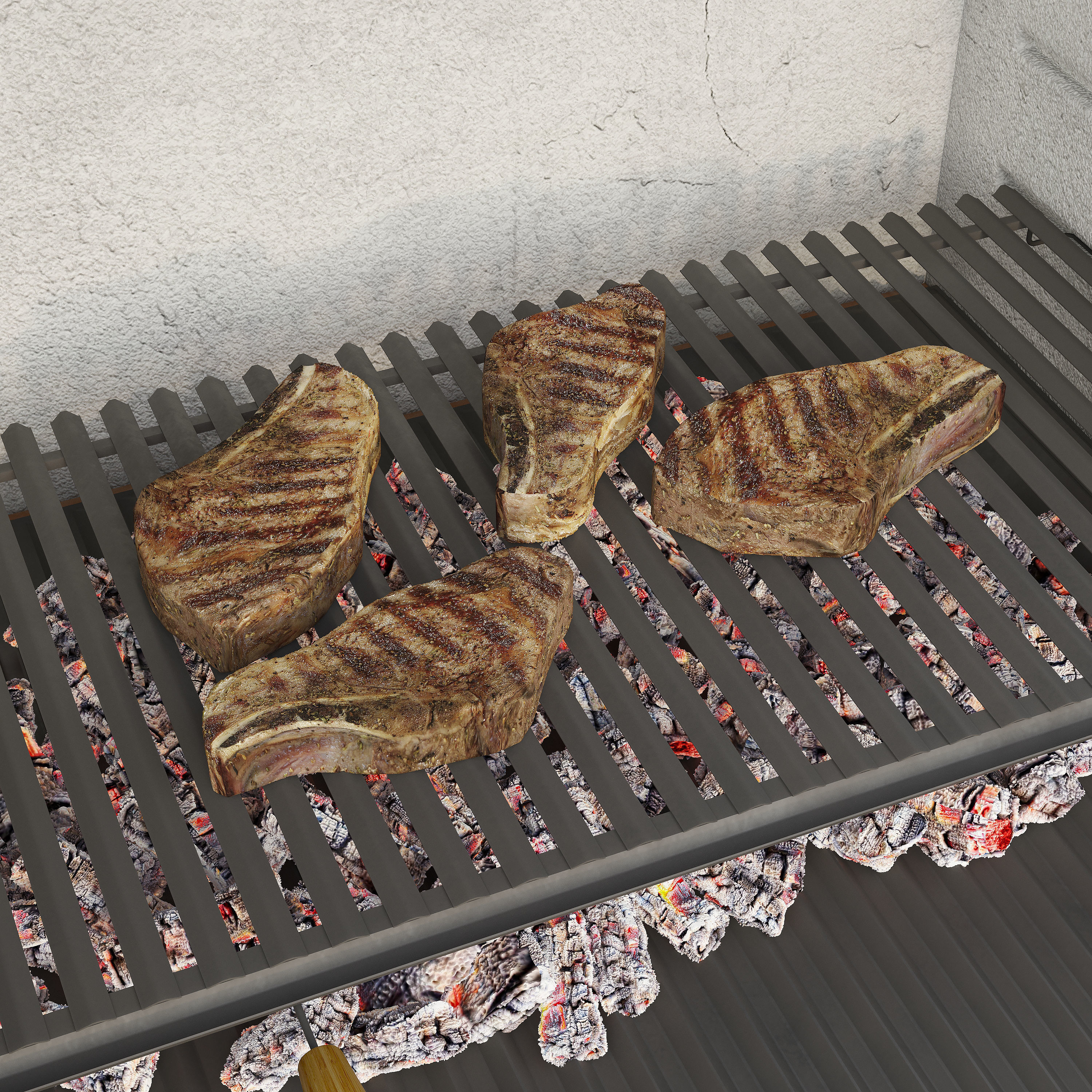 Bbq brick Antille palazzetti 3D model_6