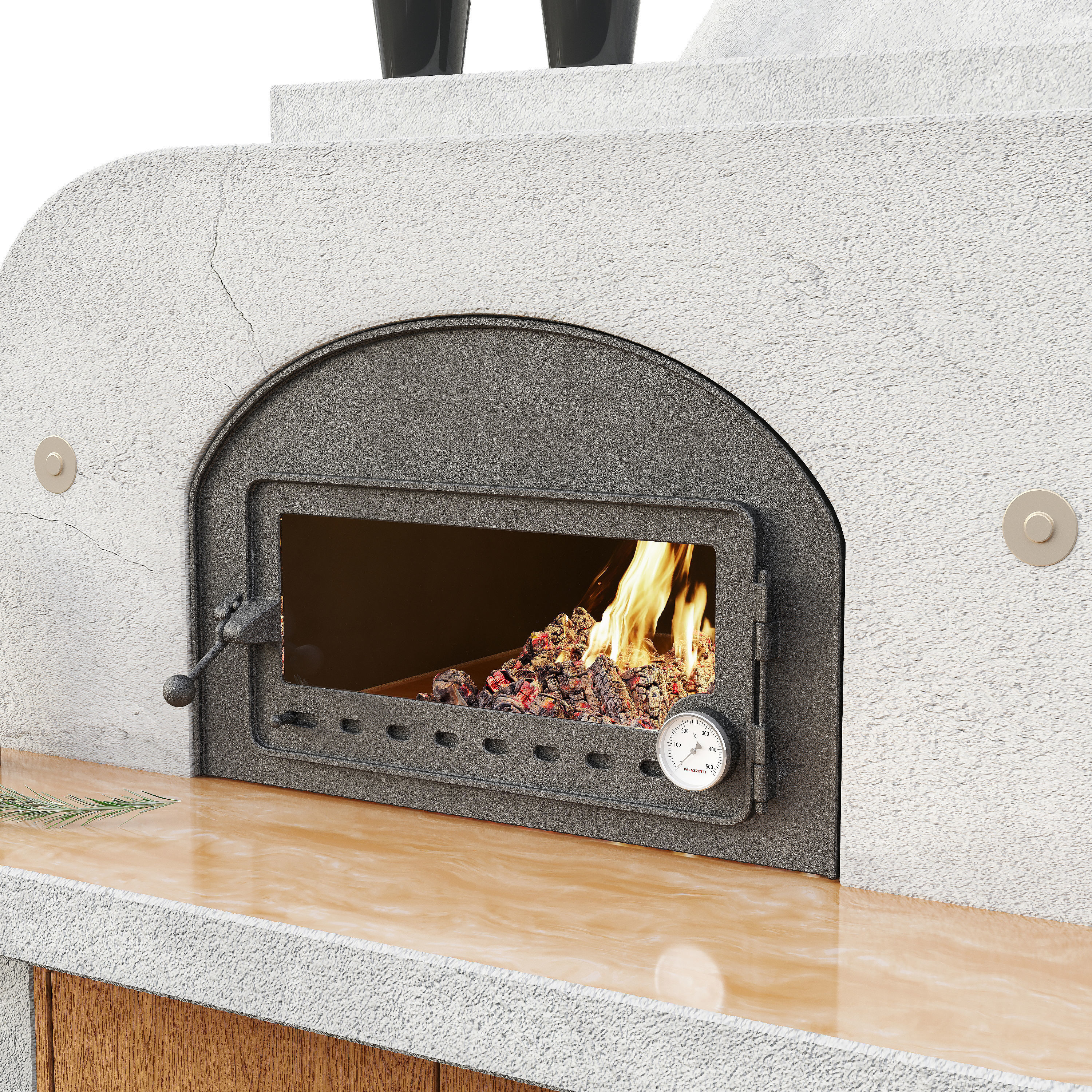 Bbq brick Antille palazzetti 3D model_7