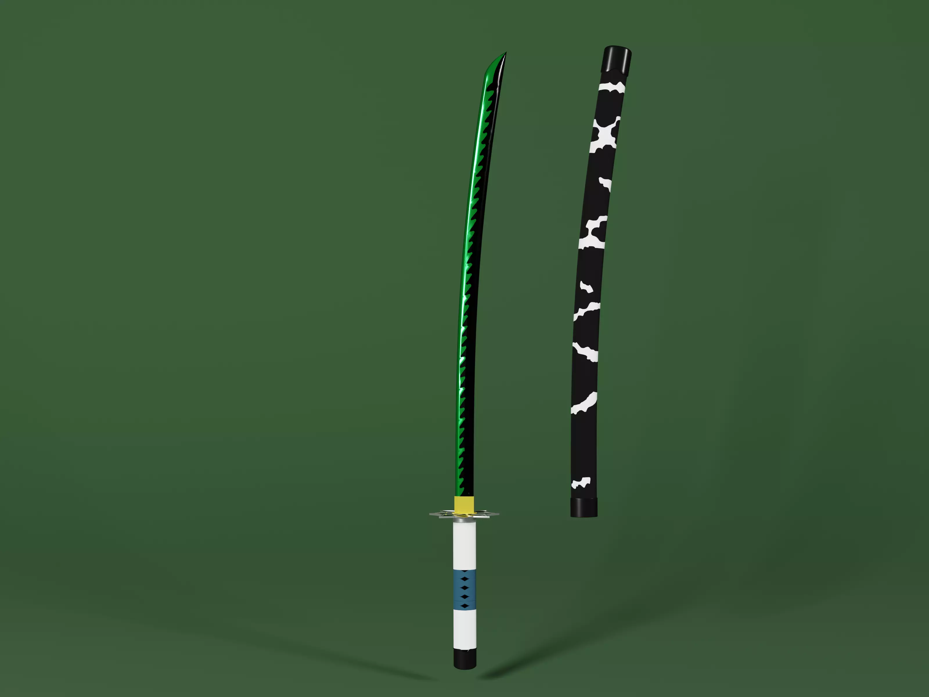 Demon Slayer Sanemi Shinazugawa Sword - Kimetsu No Yaiba 3D print model_0