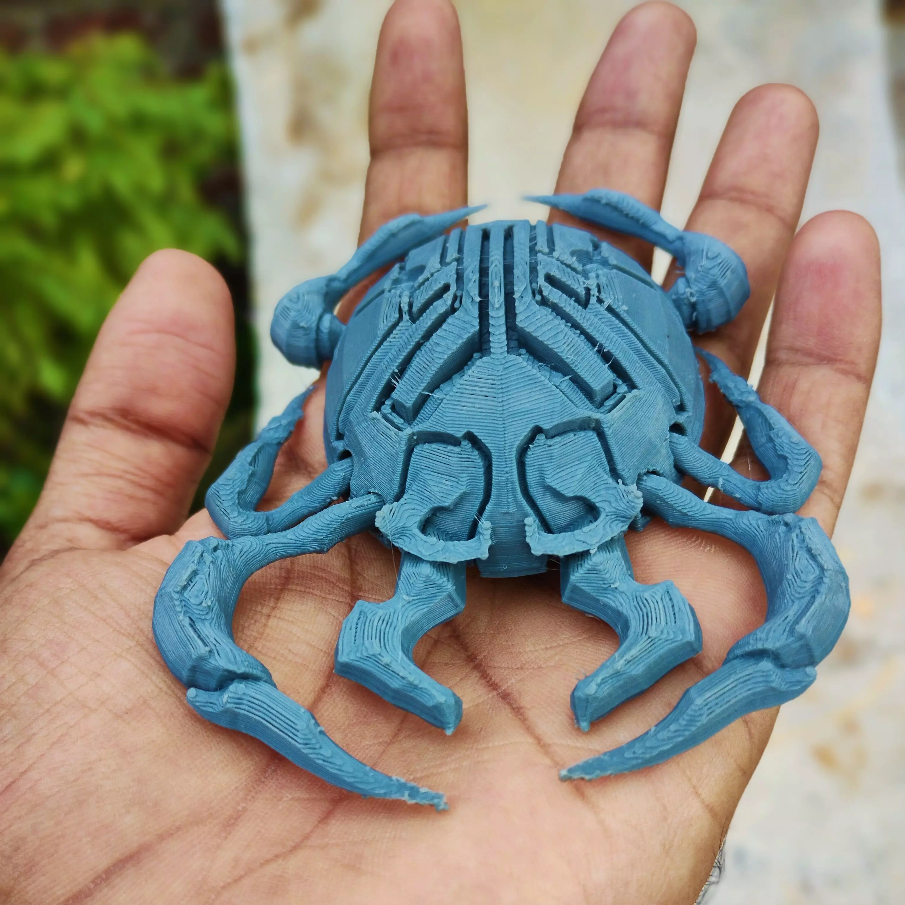 Blue Beetle Scarab 3D print model_0
